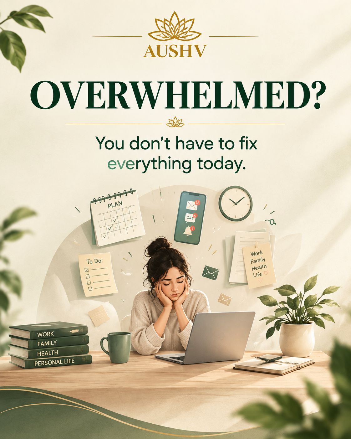 Managing stress and work pressure